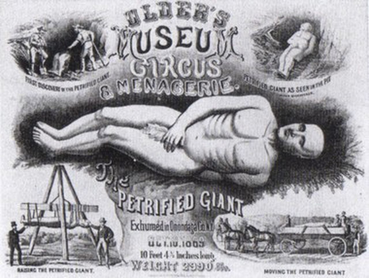 ¿El Cardiff Giant fue un auténtico fósil o un engaño elaborado?